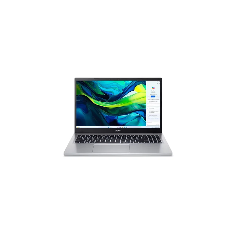 Acer Aspire Go 15 AG15-32P-39R2 Intel Core 3 N355 Laptop 39.6 cm (15.6") Full HD 8 GB DDR5-SDRAM 128 GB SSD Wi-Fi 6 (802.11ax) Windows 11 Home Silver New Repack/Repacked