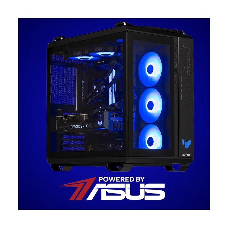 Actina 5901443411857 PC AMD Ryzen™ 7 9800X3D 32 GB DDR5-SDRAM 2 TB SSD NVIDIA GeForce RTX 5090 Midi Tower Black
