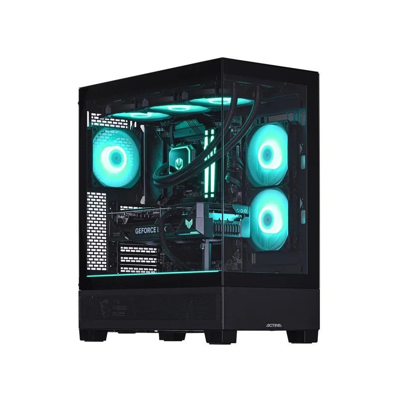 Actina 5901443416364 PC AMD Ryzen™ 7 9800X3D 32 GB DDR5-SDRAM 1 TB SSD NVIDIA GeForce RTX 5070 Midi Tower Black