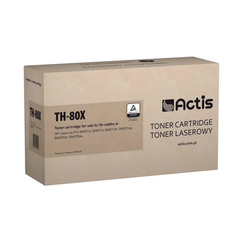 Actis TH-80X Toner (replacement for HP 80X CF280X; Standard; 6900 pages; black)
