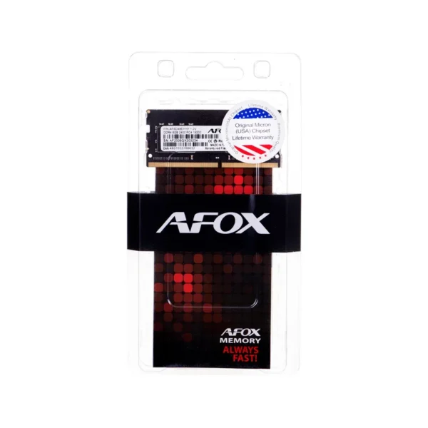 AFOX DDR4 8G 2400 SO DIMM memory module 8 GB 1 x 8 GB 2400 MHz
