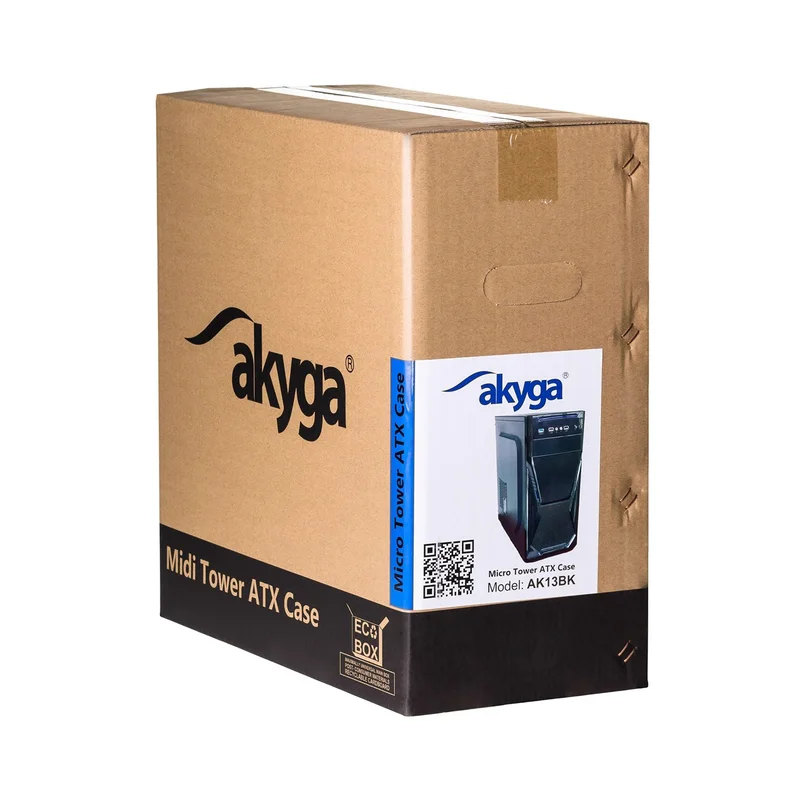 Akyga AK13BK computer case Micro Tower Black