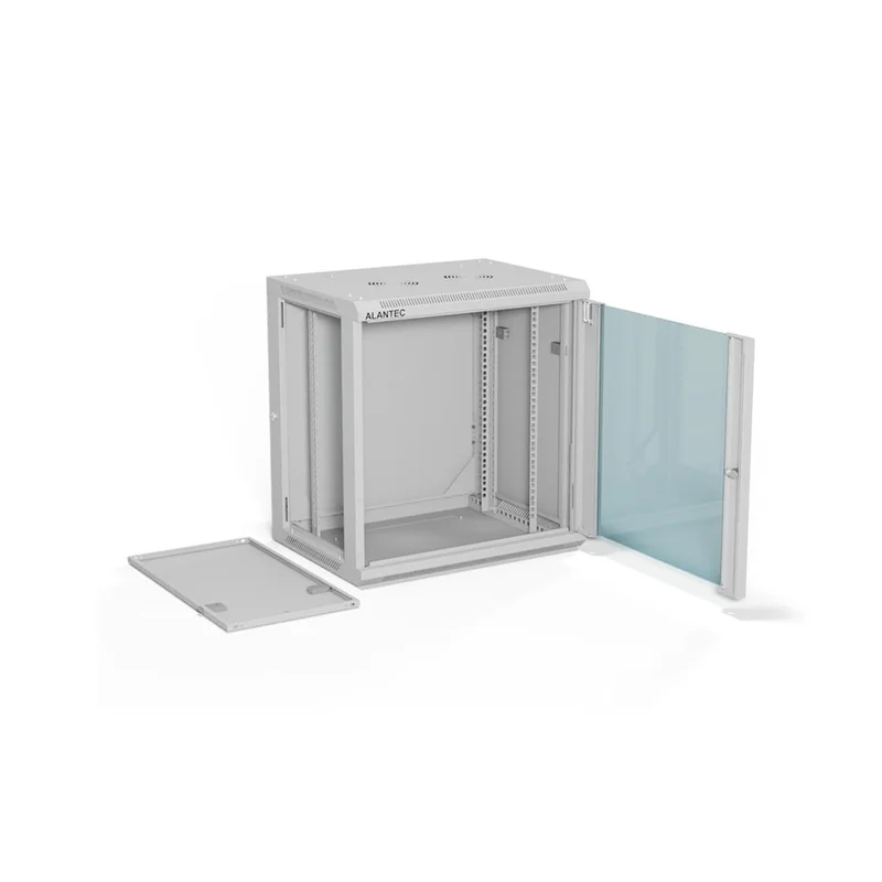 ALANTEC 19" 12U 600x450 wall-mounted cabinet, grey