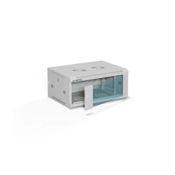 ALANTEC 19" 4U 600x450 wall-mounted cabinet, grey