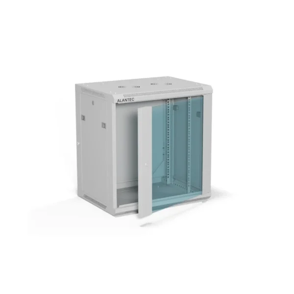 ALANTEC Racking cabinet 19" 12U 600x450, Grey FLAT PACK