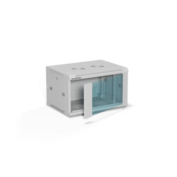 ALANTEC Racking cabinet 19" 6U 600x450, Grey FLAT PACK