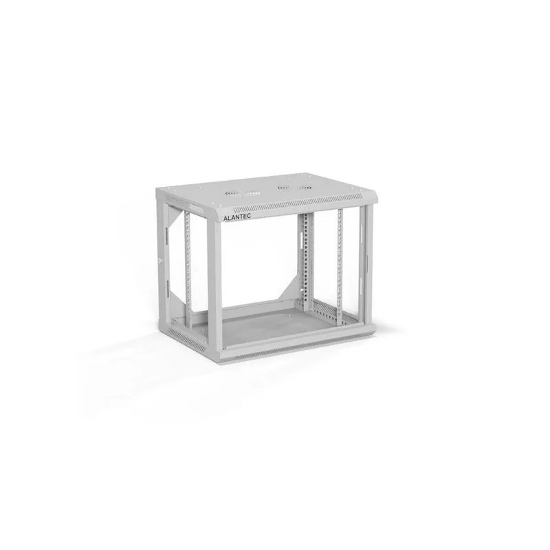 ALANTEC Racking cabinet 19" 9U 600x450, Grey FLAT PACK