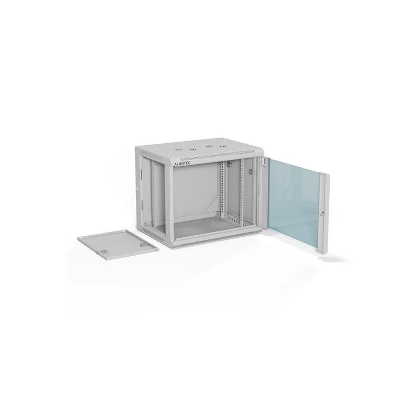 ALANTEC Racking cabinet 19" 9U 600x450, Grey FLAT PACK