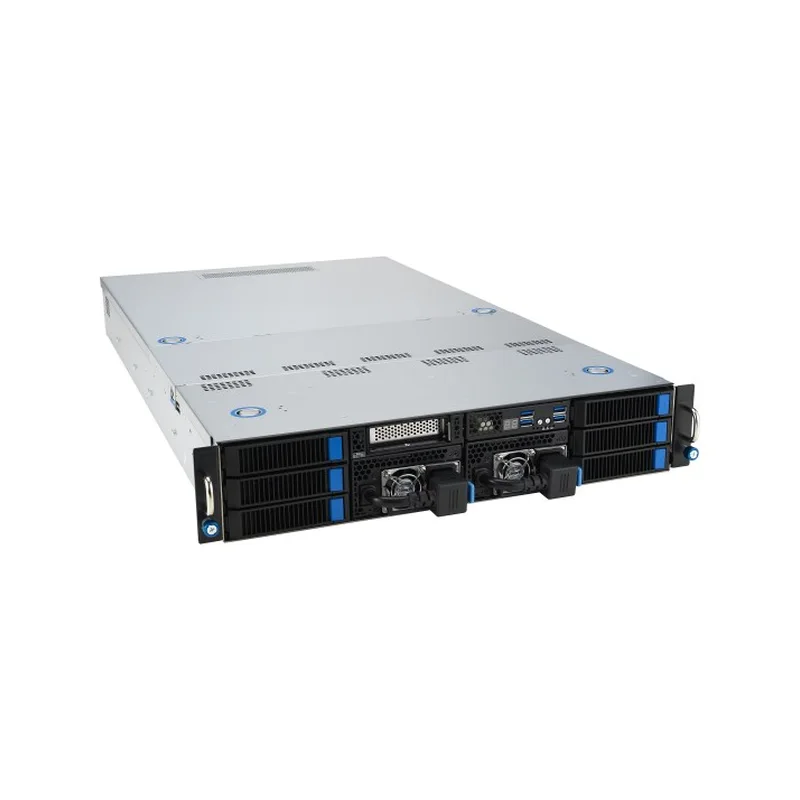 ASUS 90SF0251-M004X0 server barebone Intel C741 Rack (2U) Black, Steel