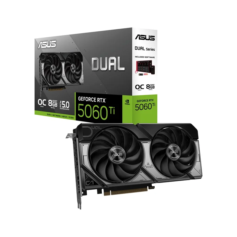 ASUS Dual RTX 5060 Ti 8 GB OC graphics card