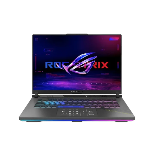 ASUS ROG Strix G16 G614PR-R9161W AMD Ryzen™ 9 8940HX Laptop 40.6 cm (16") WUXGA 16 GB DDR5-SDRAM 1 TB SSD NVIDIA GeForce RTX 5070 Ti Wi-Fi 6E (802.11ax) Windows 11 Home Black, Grey