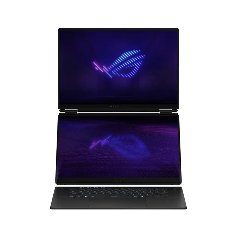 ASUS ROG Zephyrus Duo 16 GX651AX-U9322X Ultra 9 386H 2x16.0"3K Touch OLED 120Hz 1100nits AG 32GB LPDDR5X SSD2TB GeForce RTX 5090 24GB Cam1080p + IR 90WHrs W11Pro Aluminum Stellar Grey