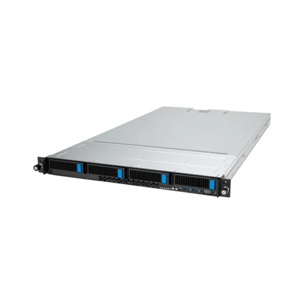 ASUS RS500A-E12-RS4U Socket SP5 Rack (1U) Black, Silver
