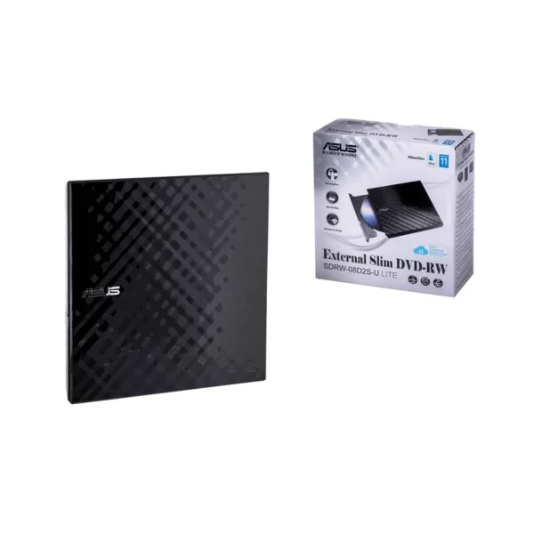 ASUS SDRW-08D2S-U Lite optical disc drive DVD±RW Black