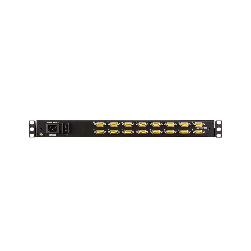 ATEN 16P Short Depth Single Rail LCD KVM SW