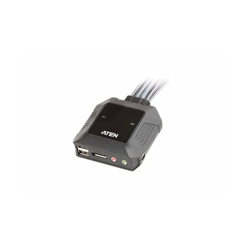 ATEN 2-Port USB DisPlayPort Cable KVM Switch