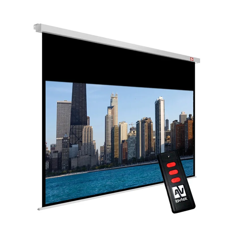 Avtek Cinema Electric 300P projection screen 16:9 131"