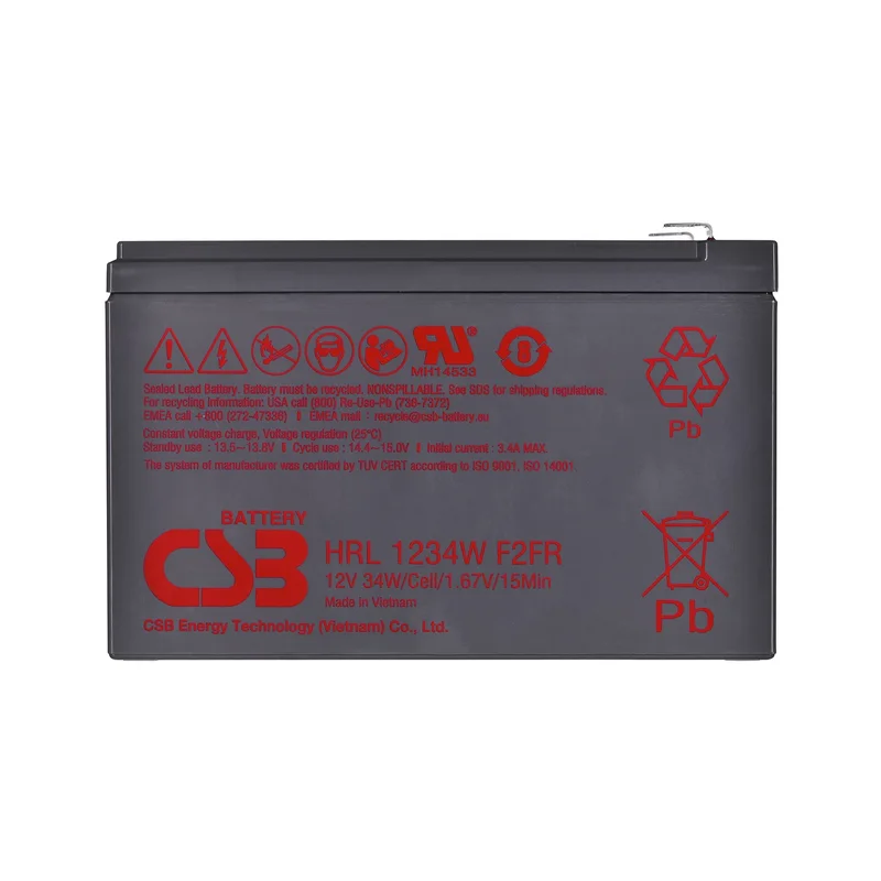 Battery CSB HRL1234WF2FR 12V 9Ah