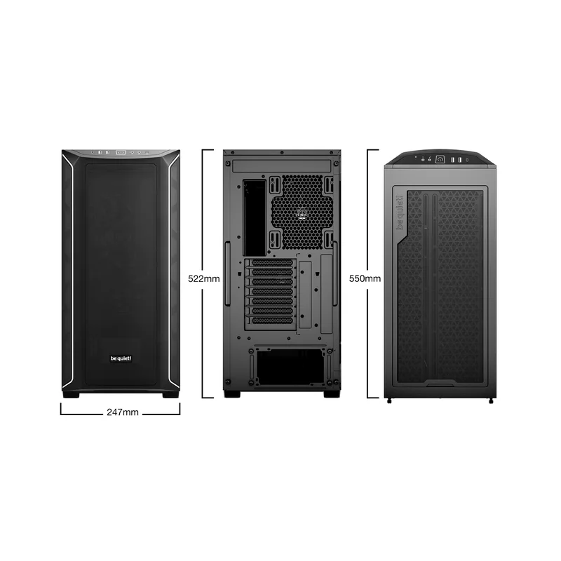 be quiet! Shadow Base 800 DX Black Midi Tower