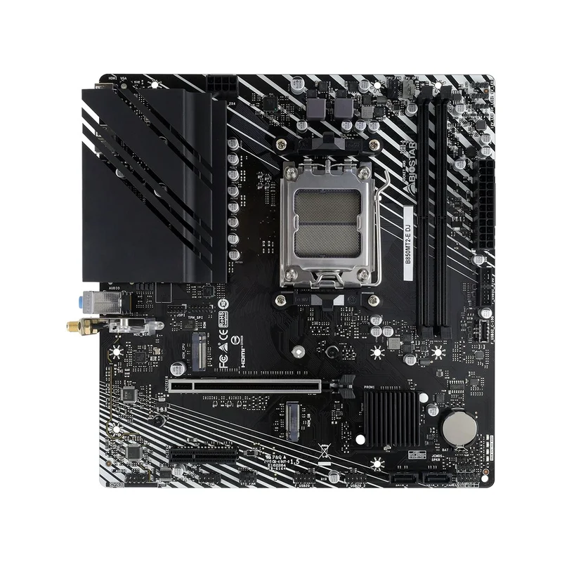 Biostar B850MT2-E DJ motherboard AMD B850 Socket AM5 micro ATX
