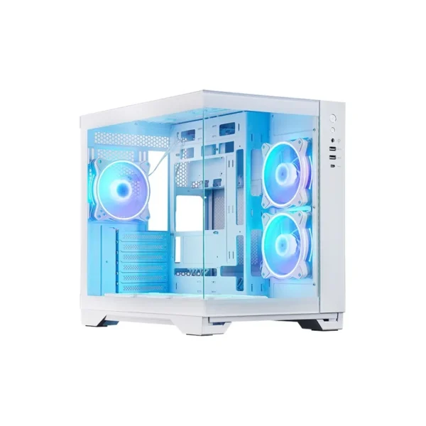 Chieftec GM-30W-TG-OP computer case Cube White