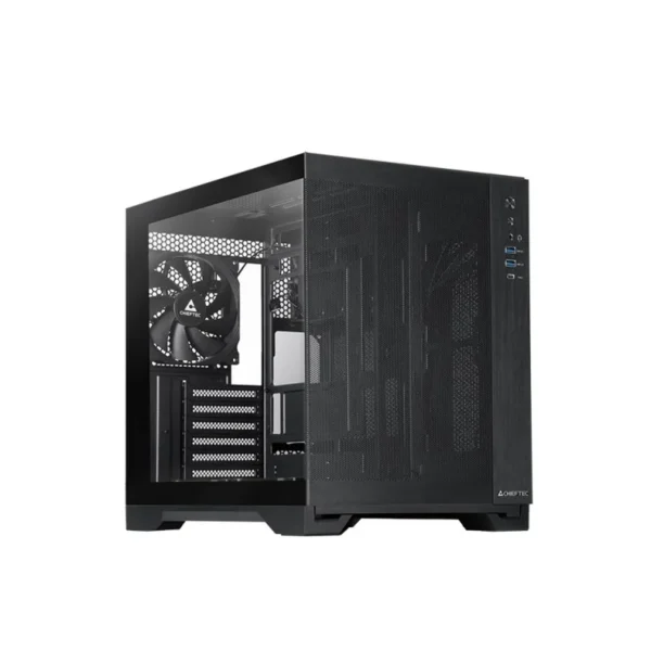 Chieftec mATX Gehäuse GM-30B-M-OP, black Cube