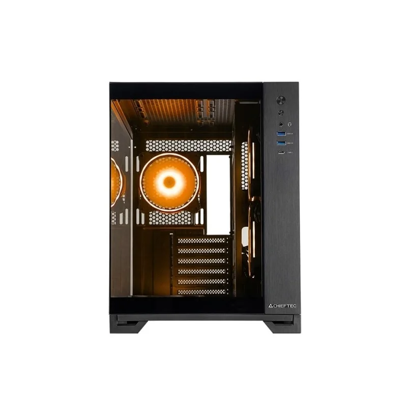 Chieftec Visio GM-30B-TG-OP schwarz Tempered Glass x 2 Cube Black