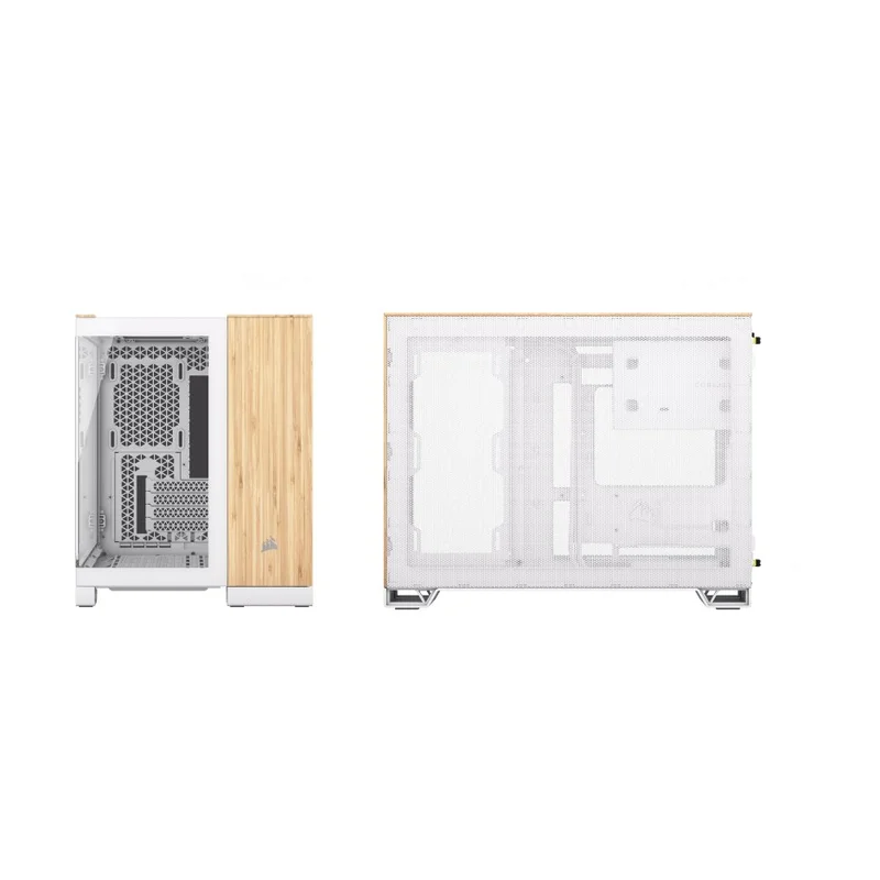 Corsair CC-9011288-WW computer case Midi Tower Bamboo, White