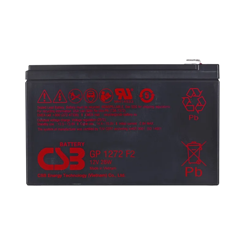 CSB GP1272F2 12V 7,2Ah battery