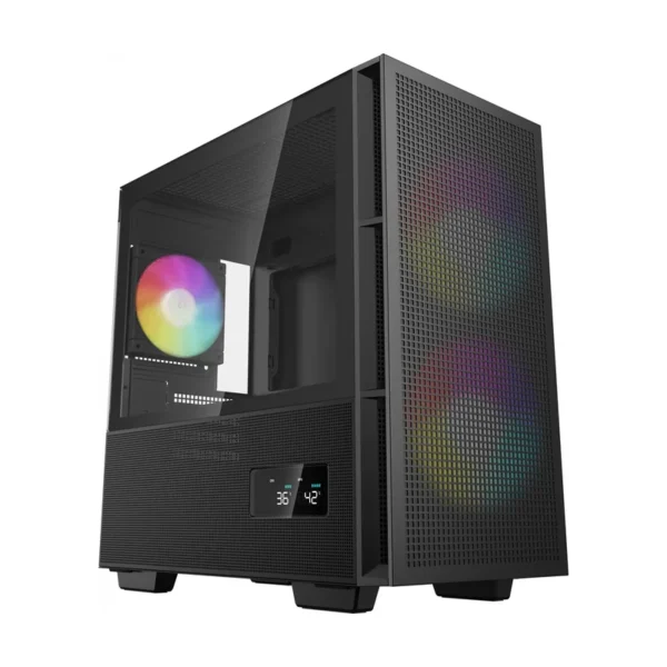 DeepCool CH360 DIGITAL Micro Tower Black