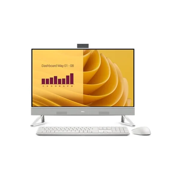 DELL EC27250 Intel Core 7 150U 68.6 cm (27") 1920 x 1080 pixels Touchscreen All-in-One PC 16 GB DDR5-SDRAM 1 TB SSD NVIDIA GeForce MX570A Windows 11 Pro Wi-Fi 6E (802.11ax) Pearl, White