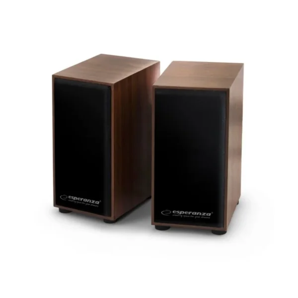 Esperanza 2.0 FOLK speaker set 2.0 channels 6 W Wood