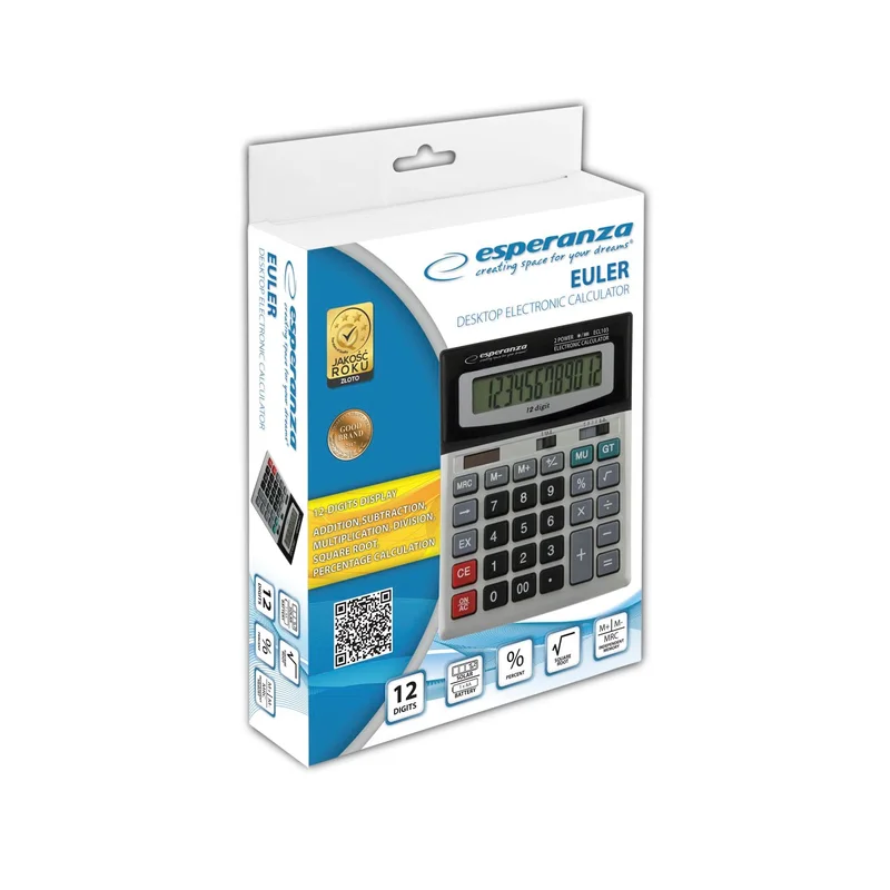 Esperanza ECL103 calculator Desktop Basic Black, Gray
