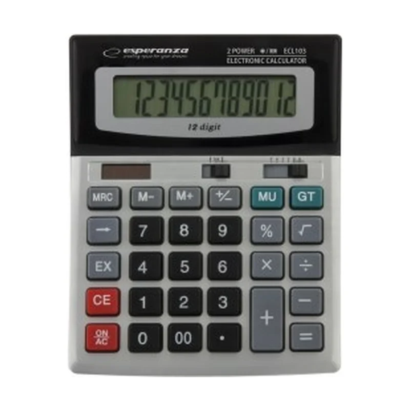 Esperanza ECL103 calculator Desktop Basic Black, Gray