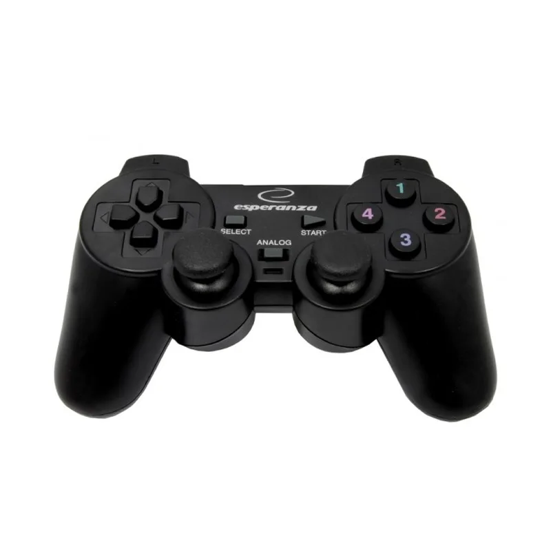 Esperanza EG102 Gaming Controller Black USB 2.0 Gamepad Analogue / Digital PC, Playstation 3