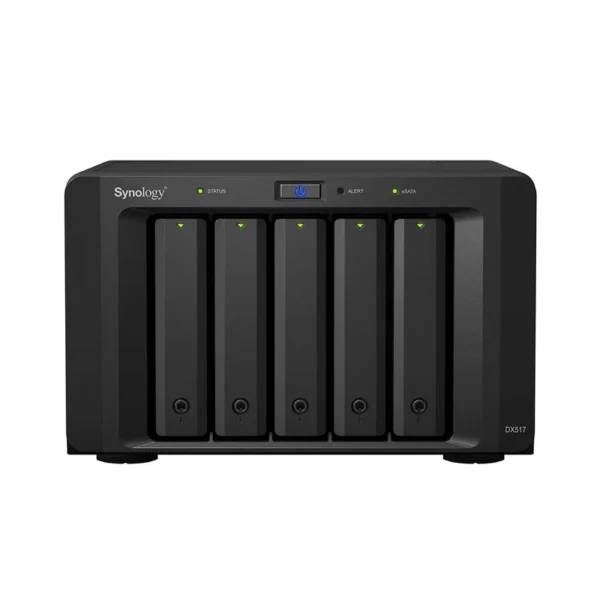 Expansion unit Synology DX517; Tower; 5x 3.5"/2.5" SATA HDD/SSD (for DS923+, DS723+, DS1522+)