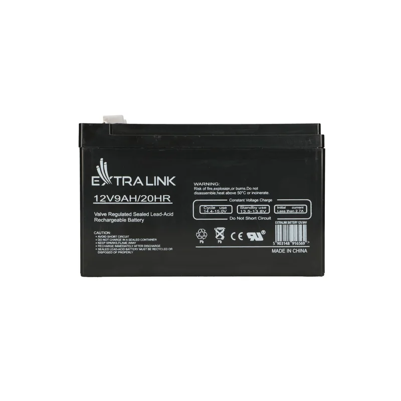 Extralink Battery AGM 12V 9Ah maintenance-free