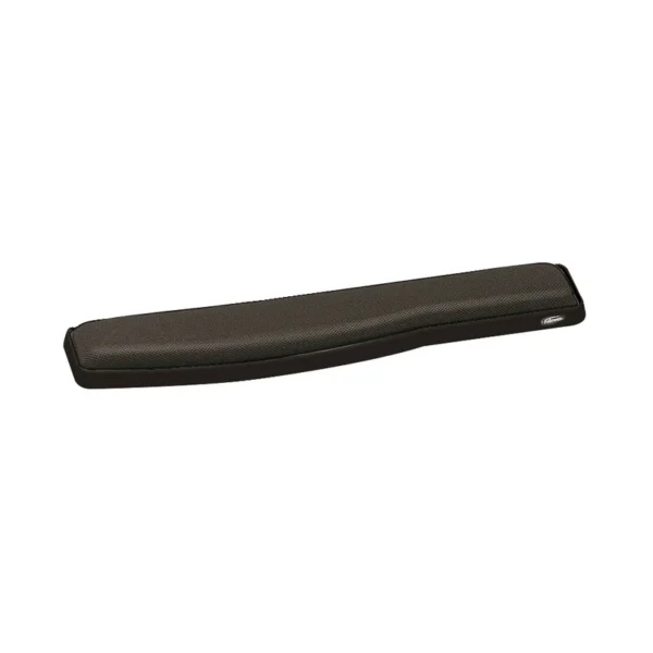 Fellowes gel pad in front of keyboard Premium graphite