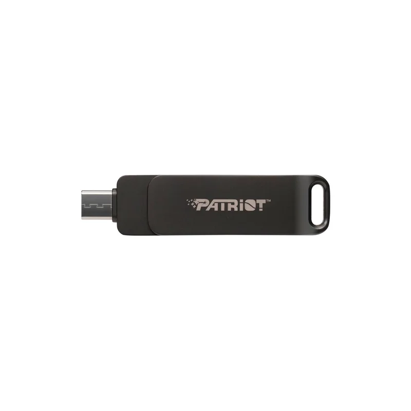 Flashdrive PATRIOT Rage R550 512GB 100 MB/S USB A+C Swivel Design (PE512GR550DSAD) Black