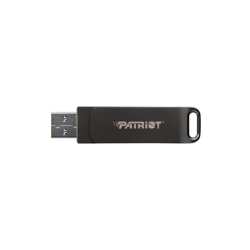 Flashdrive PATRIOT Rage R550 512GB 100 MB/S USB A+C Swivel Design (PE512GR550DSAD) Black
