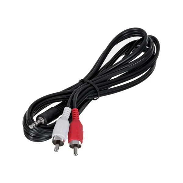 Gembird 1.5m, 3.5mm/2xRCA, M/M audio cable Black, Red, White