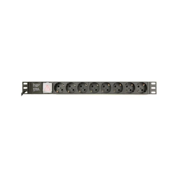 Gembird EG-PDU-014-C14 power distribution unit (PDU) 8 AC outlet(s) 1U Black
