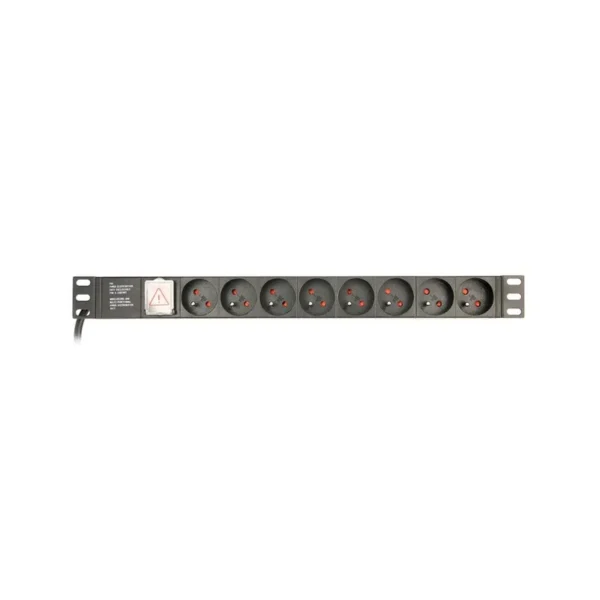 Gembird EG-PDU-014-FC14 power distribution unit (PDU) 8 AC outlet(s) 1U Black