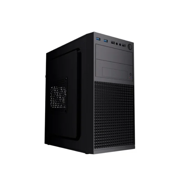 Gembird Mini-tower computer case Fornax K300, Micro-ATX, 2x USB 3.0 + 2x USB 2.0, black