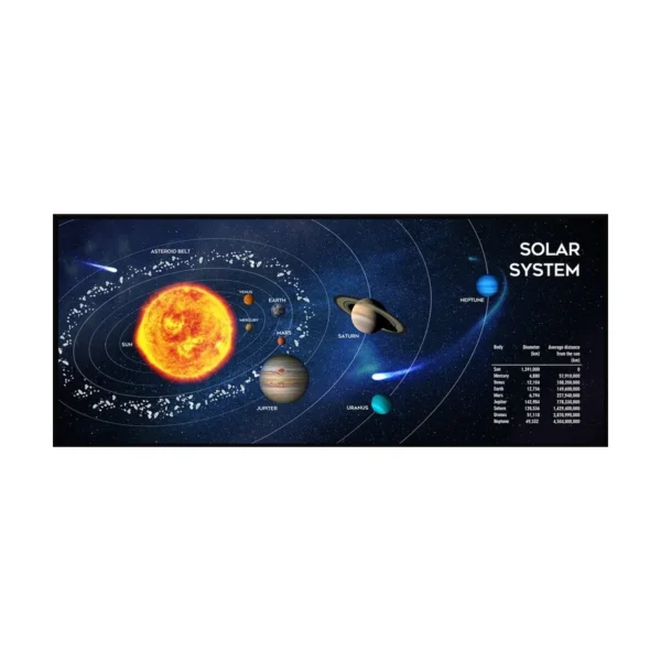 Gembird MP-SOLARSYSTEM-XL-01 Gaming mouse pad extra large"Cosmos" 350 x 900