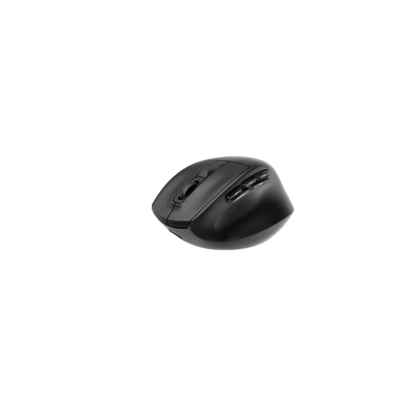 Gembird MUSW3-9B-01 Triple-mode wireless ergonomic mouse (2.4G + BT + USB), 2400 DPI, 9-button, black