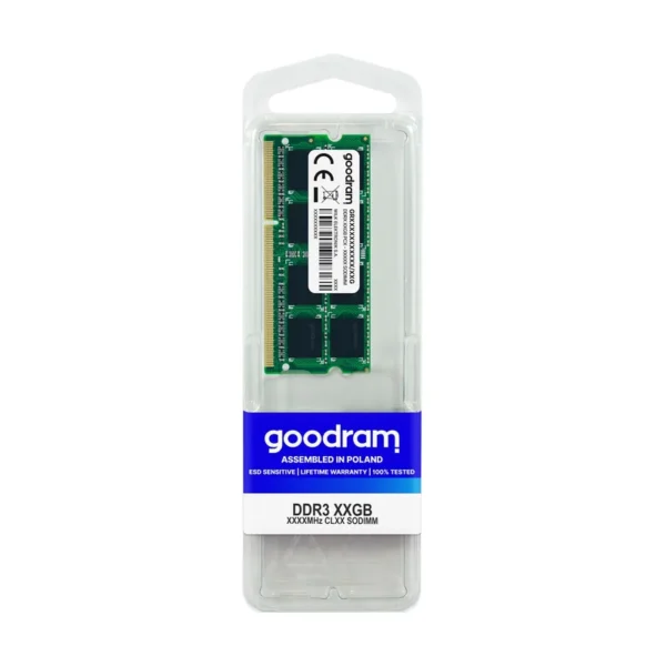 Goodram GR1600S364L11/8G memory module 8 GB 1 x 8 GB DDR3 1600 MHz