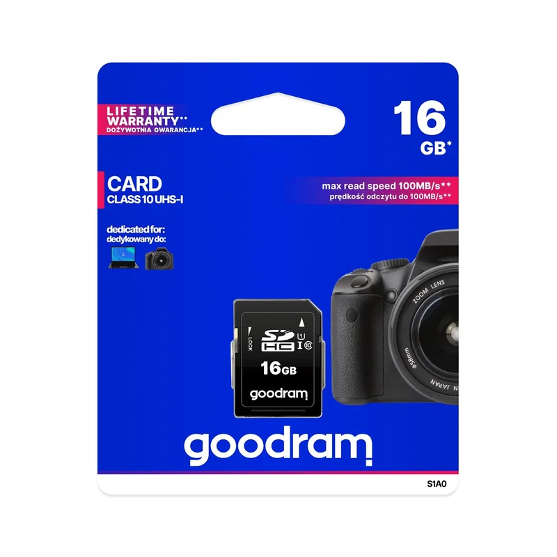 GOODRAM SDHC 16GB CL10 UHS-I