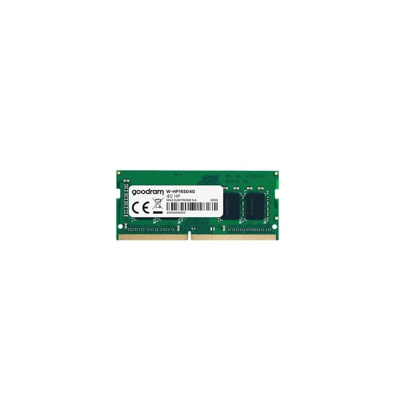 Goodram W-HP16S04G memory module 4 GB 1 x 4 GB DDR3 1600 MHz