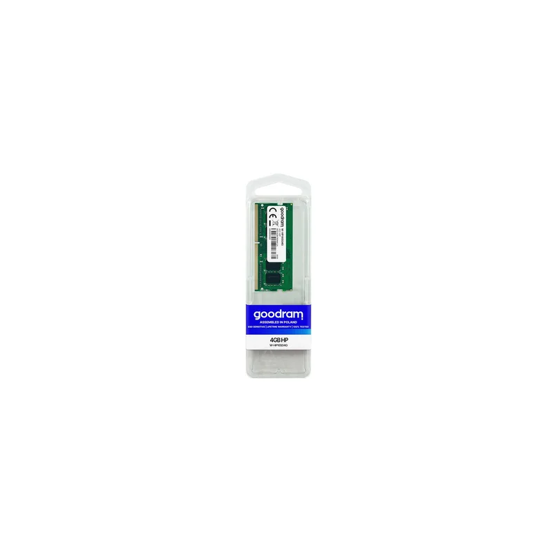 Goodram W-HP16S04G memory module 4 GB 1 x 4 GB DDR3 1600 MHz